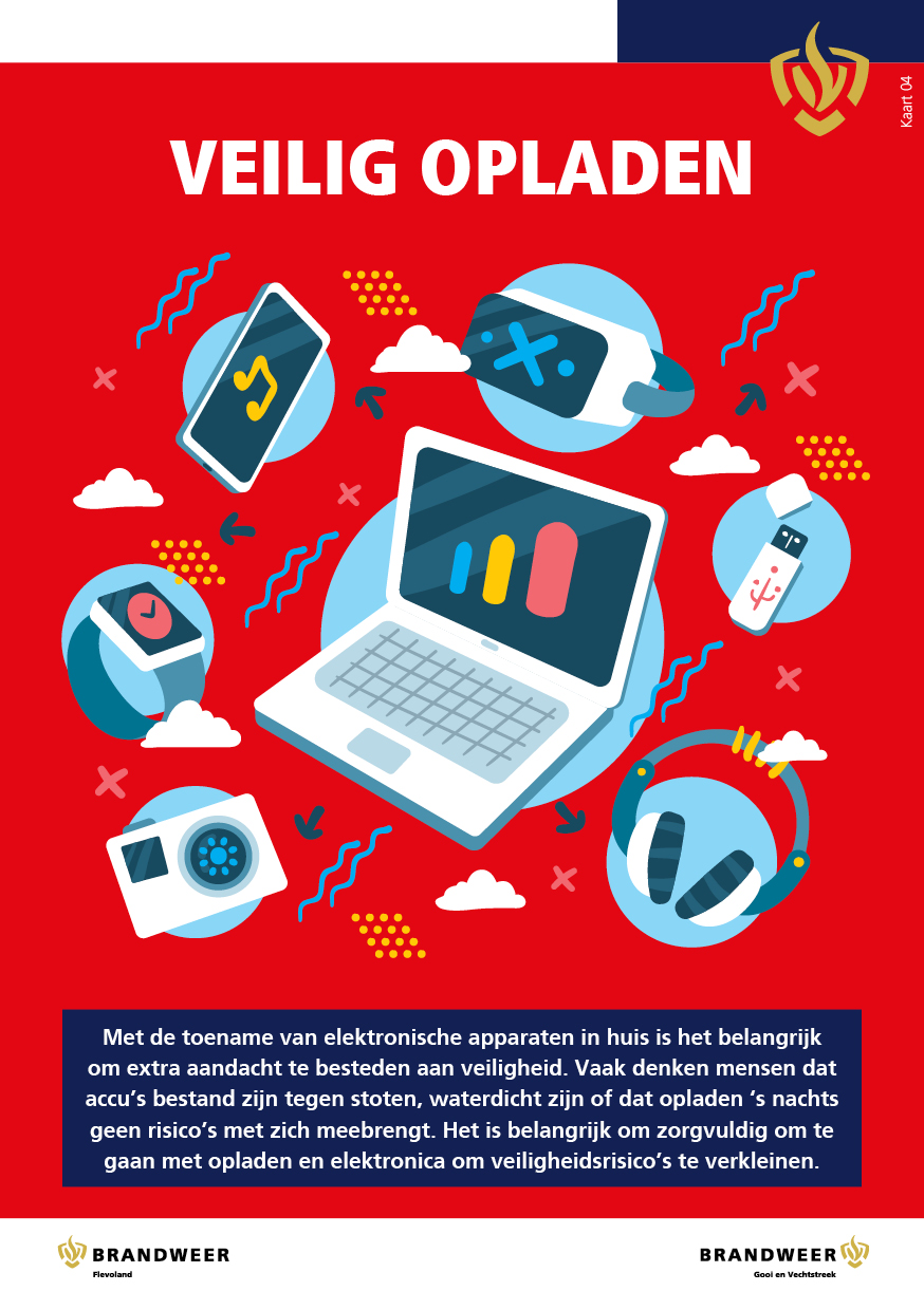 Voorkant flyer veilig opladen